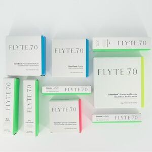 FLYTE.70 Complete Makeup Set 10 Pieces Full Size Brand New Authentic